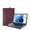 Burgundy, variant on Laptop Case Cover for 16 inch Lenovo IdeaPad 5 2-in-1 16AHP9 16IRU9 & ThinkPad L16 Gen1 &ThinkPad X1 Extreme Gen5 Gen4,Detachable PU leather Notebook PC Sleeve Protective Bag with Pen Holder