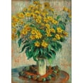 thumbnail image 3 of Monet, Claude 14x18 Black Modern Framed Museum Art Print Titled - Jerusalem Artichoke Flowers, 3 of 5