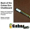 thumbnail image 4 of Cohas 1 Pack Eco Unframed Black Chalkboards, 24 by 30 inches, Bright Markers, 4 of 5