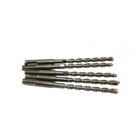 

TEMO 5 pc Sds-Plus Rotary Hammer Drill Bit Set 5/16 x 4 x 6 Inch