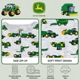 thumbnail image 4 of John Deere Baby Boys Zip Up Sleep N' Play de 6 a 9 meses, 4 of 4
