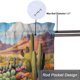 thumbnail image 5 of Cortinas térmicas con diseño de cactus, con diseño de acuarela, flores silvestres, suculentas y tropicales, para dormitorio, sala de estar, comedor, 54 x 18 pulgadas, 2 paneles, 5 of 6