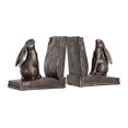 thumbnail image 3 of Creative Co-op EC0148 Serre-Livres en Résine Rustique Lapin sur Livre (Ensemble de 2 Pcs), Bronze, 3 of 7