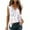 #7-White, variant on Pntutb Womens Plus Size,Fashion Women's V-Neck Sleeveless Lace Blouse T-Shirt Floral Printing Loose Tops