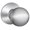 Satin Chrome, variant on Schlage F10ORB505 Orbit Passage Door Knob Set - Brass