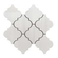thumbnail image 3 of The Tile Life Stately Arabesque Dolomite Polished Porcelain Mosaic Floor & Wall Tile, 11 x 12 in, 1-Piece, 3 of 10