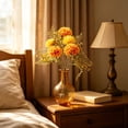 thumbnail image 5 of Mrzvby Fall Decoration and Home Decor,Thanksgiving Simulated Dahlias Individual Bouquet Plastic Simulated Chrysanthemum Thanksgiving Table Vase Flower Arrangement Decoration, 5 of 6