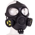 thumbnail image 5 of Gas Mask - Black - Plastic - Faux Respirator - Costume Accessory - Adult Teen, 5 of 5