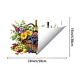 thumbnail image 3 of Linnome Stickers Lovely Pattern Stickers for Doors Windows Walls Atmosphere Decoration Multicolor 59x38cm, 3 of 7