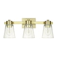 thumbnail image 1 of Prominence Home Fairendale 3 Light Soft Gold Bathroom Vanity Light with Clear Glass, 1 of 10
