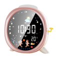 thumbnail image 2 of pstuiky Reloj despertador electrónico inteligente con pantalla LCD para estudiantes luz nocturna pequeño para niños, 2 of 6