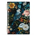 thumbnail image 2 of Birds Flowers Ring Binder Notebook Journey Note Diary College Ruled Spiral Notebook Study Loose Leaf Paper A5 60 Pages, 2 of 8