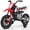 Red, variant on LIGIANT 12V Kids Ride-On Motorcycle, 2×25W Motors, Training Wheels, Throttle Grip, Bluetooth & Music, Spring Suspension