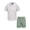 Gray/ Green, variant on Ben Sherman Clothes Boys’ 2-Piece Tech Polo Short Outfit Set – Includes Short Sleeve Polo Shirt & Shorts, Comfortable Everyday Clothing for Baby, Toddler, Little & Big Boys Sizes (12M-14)