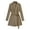 Khaki, variant on Wiyuqeen Belted Trench Coats for Women Elegant Lapel Collar Long Jackets Dressy Casual Long Sleeve Cardigant with Pockets Plain Fall Winter Coats