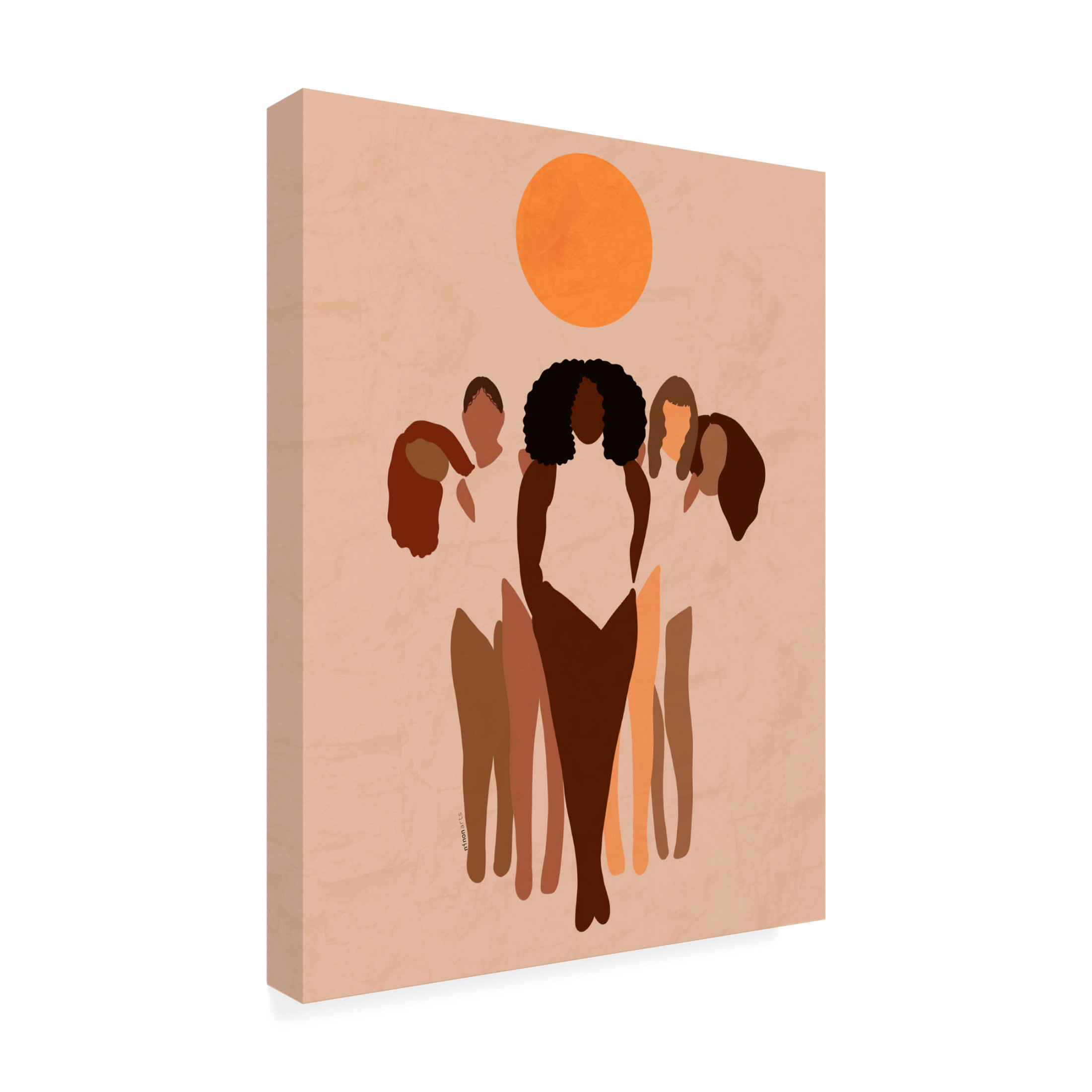 Trademark Fine Art Carelle N'guessan  W.O.M.E.N Canvas Wall Art