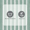 thumbnail image 3 of Mainstays Performance Handwoven Cotton Bath Rug, Soft Sea, 17" x 24", 3 of 7