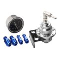 thumbnail image 4 of Adjustable Fuel Pressure Regulator with Gauge Auto Accessories Replace Parts Argent, 4 of 10