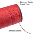 thumbnail image 4 of Thin Waxed Thread 175 Yards 0.45mm Polyester String Cord for Machine Sewing Hand Quilting Weaving, Red, 4 of 5