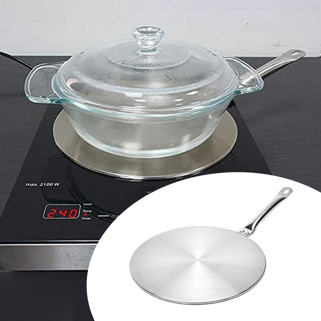 Iuction Adapter, Hob Plate Heat Diffuser Converter Iuction Hob Heat Diffuser Cooker Accessory, 3 Size to Choose - L L