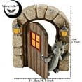 thumbnail image 5 of Garden Statues - Outdoor and Indoor Dinosaur Statue - Tree Door Decoration - Creative Resin Dragon - Interesting Home Decor, 5 of 5