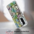 thumbnail image 5 of XPM for Samsung Galaxy A17 5G Phone Case, Muti-Color Floral Fashion Bling Crystal 3D Full Diamonds Stones Sparkle Rhinestone Glitter Hybrid Cover for Galaxy A17 (Orange), 5 of 6
