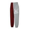 thumbnail image 3 of Yuemengxuan Women Casual Pants with Elastic Waist, Delicate Merry Christmas Letter, 3 of 9