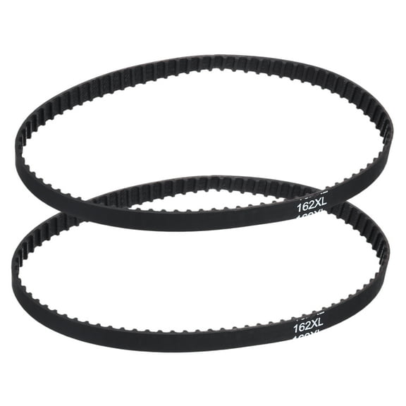 2 Pcs 162XL Rubber Timing Belt 81 Teeth Geared Belt 5.08mm Pitch x 10mm Width