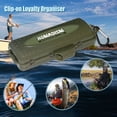 thumbnail image 4 of Mini Estuche De Almacenamiento Mini estuche de almacenamiento de 12 compartimentos, herramienta de pesca portátil impermeable (verde militar), 4 of 8