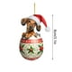 thumbnail image 3 of Decoraciones de Navidad para el Hogar Nuevo Producto Fronterizo Coche de Perro de Navidad Colgando Decoración de Navidad Coche de Acrílico Colgando Casa Coche Colgando Decoraciones de Navidad, 3 of 6