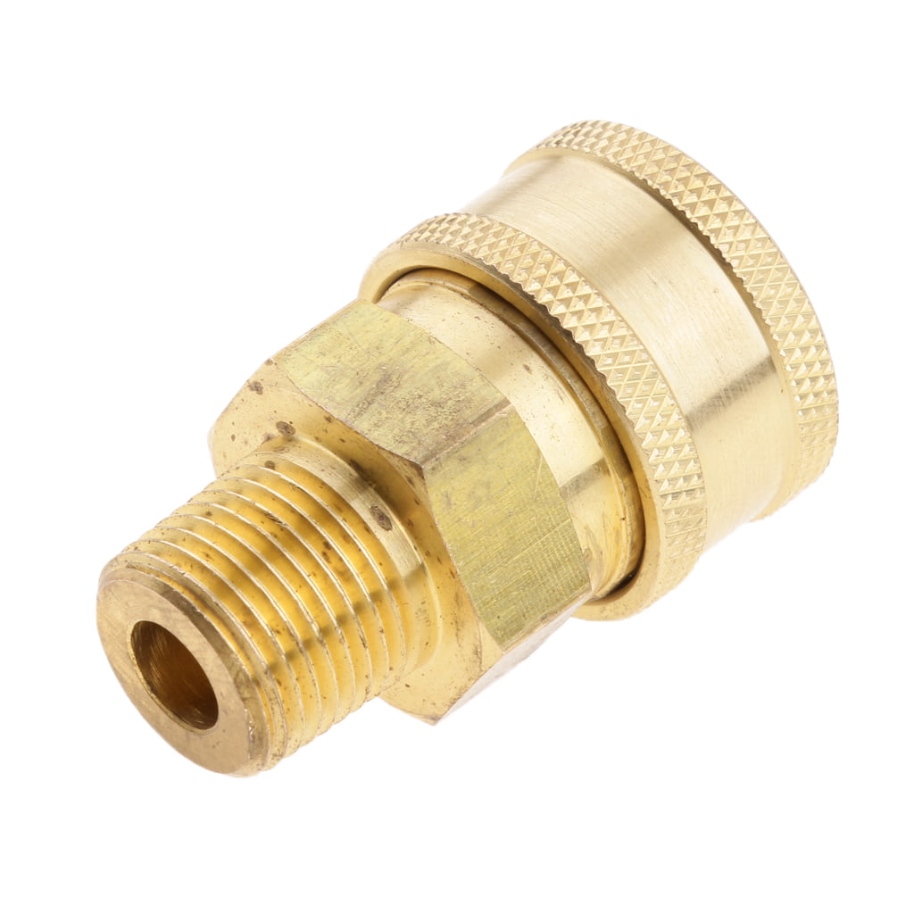2pcs High Pressure washer Brass Hose quick connect 3/8 male coupler socket 