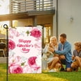 thumbnail image 3 of XIAOLE Spring Happy Mothers'Sday Garden Flags For Outside 12x18in Double Sided Welcome Mom Flower Vertical Garden Yard Flags Mother'S Day Home Garden Outdoor Decor Decorations, 3 of 6
