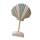 thumbnail image 3 of Adorno de concha de madera, decoración del hogar, artesanías, obras de arte, regalo, estatua mediterránea, figurita Verde claro, 3 of 9