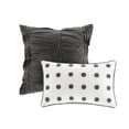thumbnail image 4 of Gracie Mills Mikel Chenille Dot Cotton Jacquard Comforter Set with Euro Shams and Throw Pillows - GRACE-9444, 4 of 5