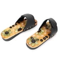 thumbnail image 5 of Foot Massager Slippers Cobblestone Hard Bottom Foot Sole Massage Shoes (Black 37), 5 of 8