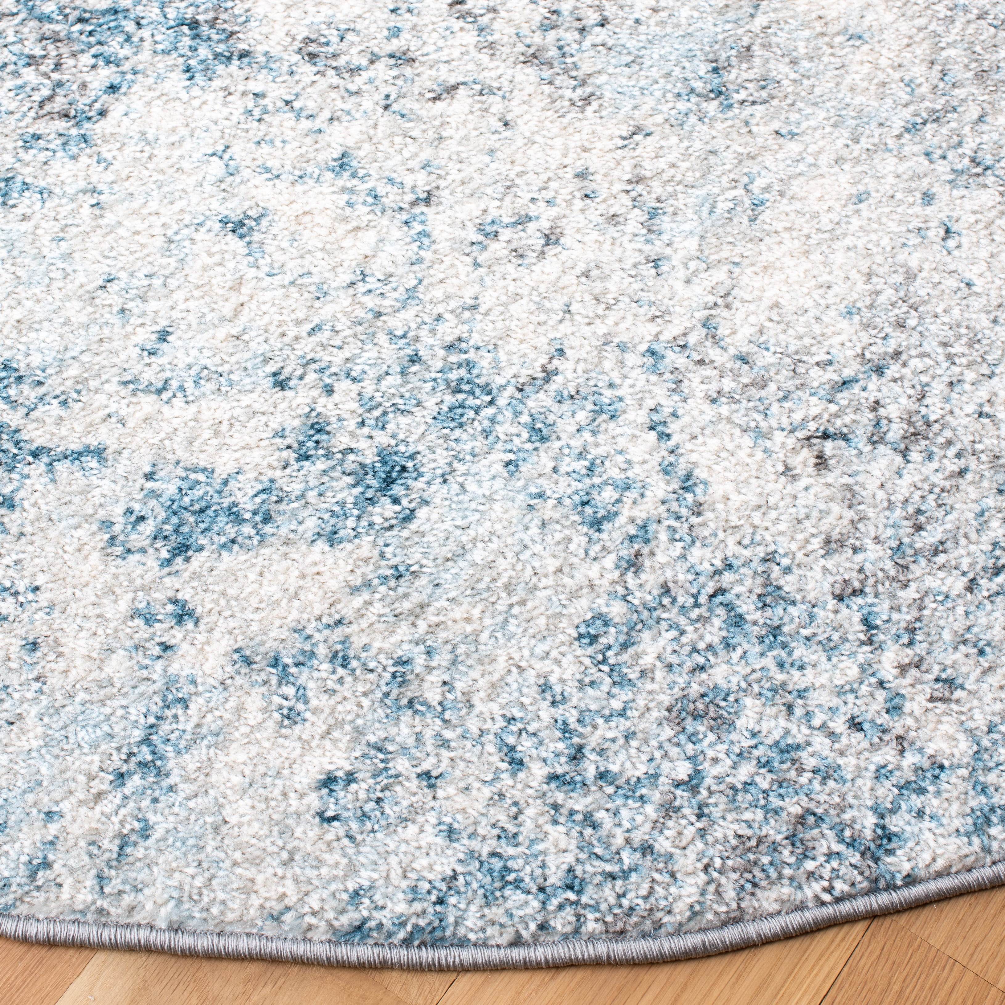 SAFAVIEH Tulum Collection TUL209A Ivory / Blue Rug