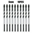 thumbnail image 5 of 6mm Tungsten Carbide Drill Set Ceramic Tile Concrete Brick Glass Multifunctional Triangular Drill Ceramic Tile Drill Drilling, 5 of 6