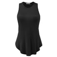 thumbnail image 2 of FashionMille Women's Casual Basic Loose Fit Sleeveless Crew Neck Soft Tank Top, 2 of 5