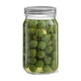 thumbnail image 5 of Wide Mason Jars with Airtight Lids, Labels and Measures - 32 oz - [Set of 6] Airtight Canning Jars, Glass Storage Jars, 5 of 11