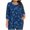 Blue-Shirts, variant on Jsaierl Tops for Women 3/4 Sleeve Plus Size Summer Crew Neck Shirts Fashion Graphic Ladies Blouses Classic Elegant Tunic Top L-5XL
