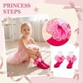 thumbnail image 6 of Multi Layer Ruffle Frilly Ankle Socks Soft Cotton Girls Dress Socks Ideal for Church Party School Matching Outfits(Hot Pink,XL), 6 of 7