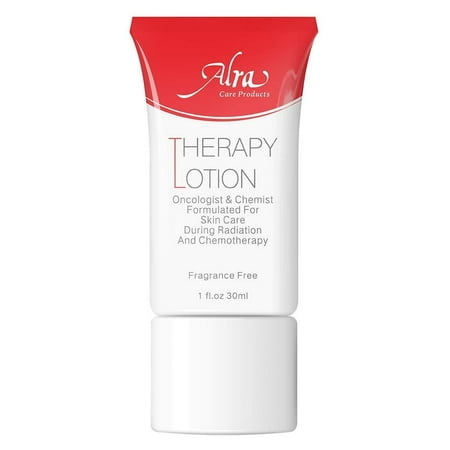 Alra - Therapy Lotion - Protects Skin During and Post Cancer Chemotherapy and Radiation Treatment - Relief for Eczema, Dermatitis and Itching - Natural, Color Free, Fragrance Free - 4 oz. (1oz)