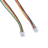 5 x Mini Micro SH 1.0mm 4-Pin JST Double Connector Plug Wires Cables ...