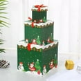 thumbnail image 4 of pdqouc Bobasndm 3Pcs Boxes Plaid Christmas Nesting Boxes with Lids In 3 Assorted Sizes for Holiday Decorative Wrapping Creative Holiday Party Decoration Gifts Party Props Supplies, 4 of 7