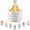 White, variant on Campfire Flame Humidifier 300ml USB Aromatherapy Diffuser with 7-Color Night Light