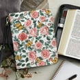 thumbnail image 4 of FOR U DESIGNS Butterfly Rose Bible Case for Women PU Floral Print Bible Protective Bag Size Medium with Adjustable Strap Bible Case Carrying Book Cases Casual Bible Cover for Bible Study, 4 of 7