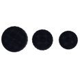 thumbnail image 4 of 3pc Velvet Storage Ottoman Set Black, 4 of 5