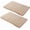 Beige, variant on PETGLE Pet Cushion Pad, Faux Fur Dog and Cat kneading Pillow, Cozy Bed Insert for Crate Pad Padding for Cage Kennel House Condo Shelf (27.5" x 41")