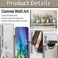 thumbnail image 5 of Rustic Farmhouse Kitchen Wall Art, Vintage Mason Jar and Wildflower Canvas Prints, Country Kitchen Wall Decor for Dining Room, Living Room, Restaurant and Home, 5 of 5