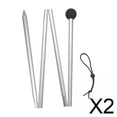 thumbnail image 1 of Colaxi 2xTent Poles Preassembled Bracket 160cm/200cm Shelter Canopy Poles Canopy Rods 1.6M pointed tip, 1 of 8